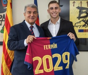 官网赛事新闻-官方：巴萨与费尔明续约 新合同签至2029年
